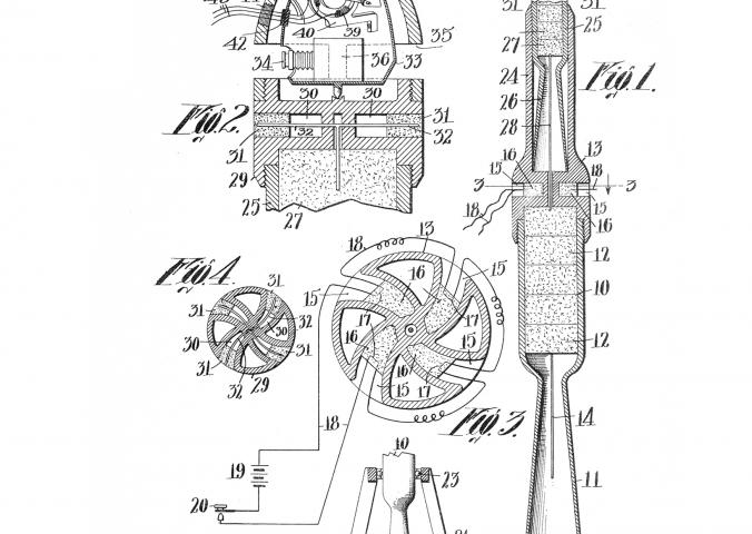 Patent for Robert Goddard's Impoved Rocket Design